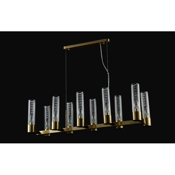 Люстра Crystal Lux OTONO SP10 L980 BRASS/TRANSPARENTE, фото , изображение 3